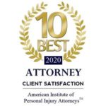 10 Best Attorney Client Satisfaction by American Institute of Personal Injury Attorneys